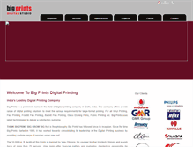 Tablet Screenshot of bigprints.com